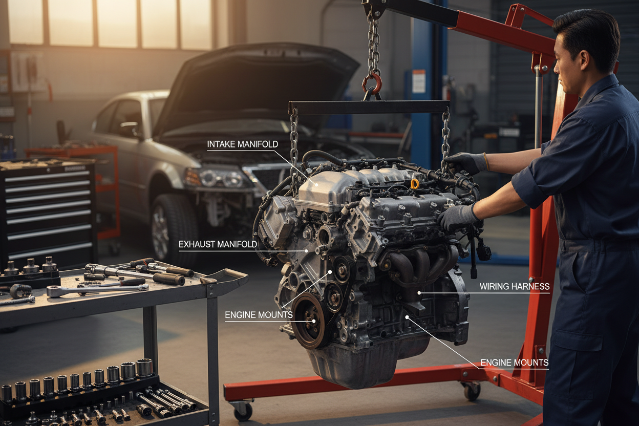 Step-by-Step Nissan Engine Removal and Preparation Tips