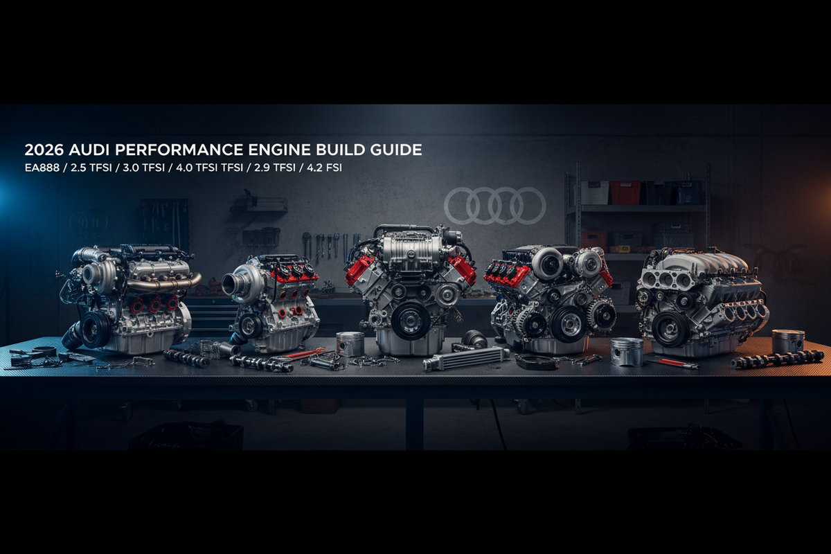 Audi Performance Upgrades: Starting with a Fresh Crate Engine