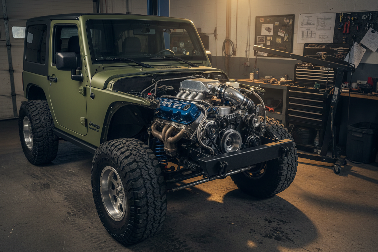 Jeep Performance Upgrades: Starting with a Fresh Crate Engine