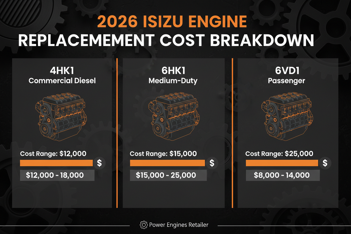 What is the Average Cost of a Isuzu Engine Replacement in 2026?