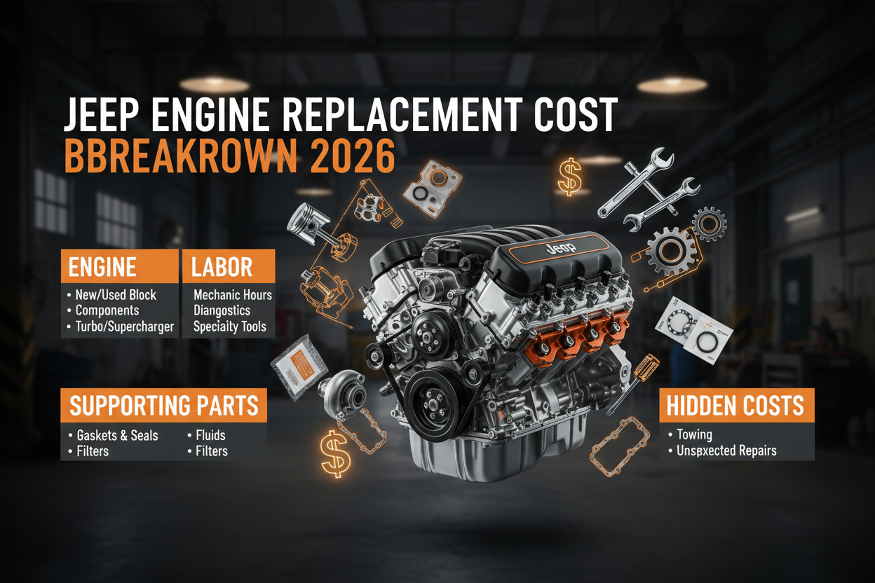 What is the Average Cost of a Jeep Engine Replacement in 2026?