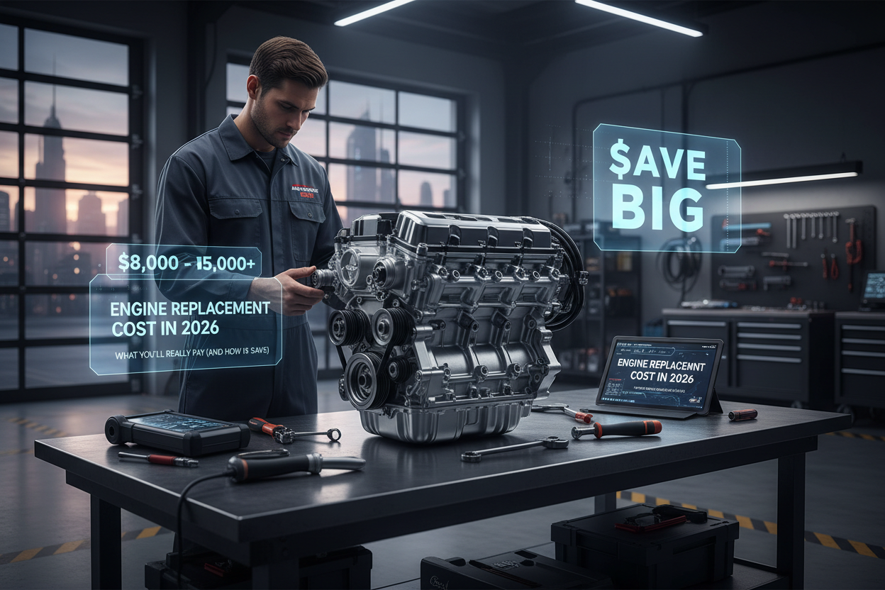 Engine Replacement Cost in 2026: What You'll Really Pay (and How to Save)