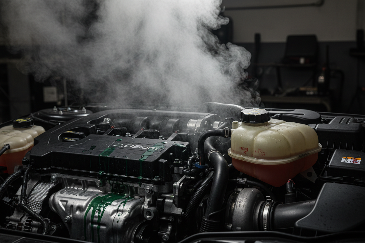 Ford 2.0L EcoBoost Problems: Coolant Intrusion, Symptoms, and When to Replace