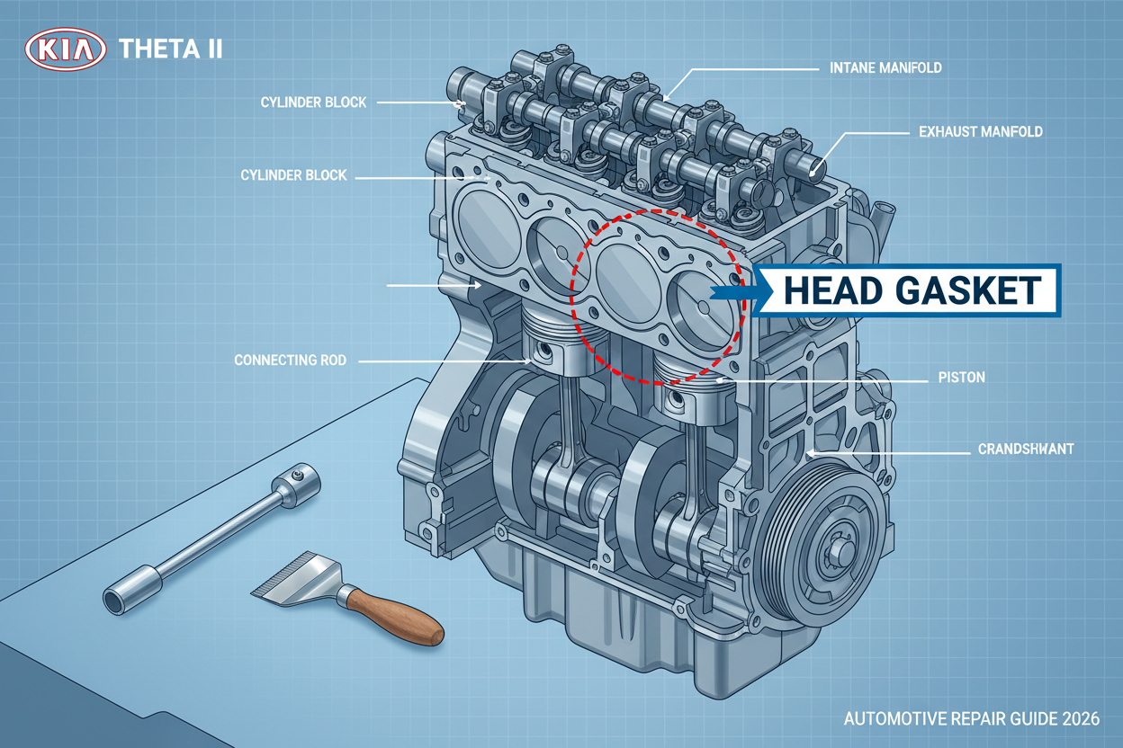 How to Fix Kia Theta II Blown Head Gasket: A 2026 Troubleshooting Guide