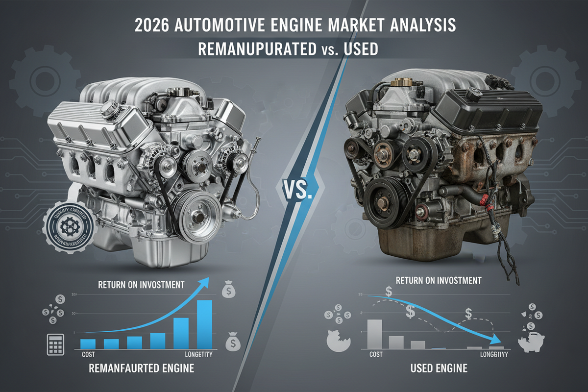 Use Engine Remanufactured vs Used Engine Cost ROI Guide
