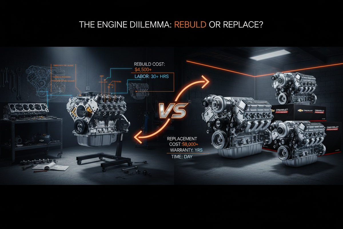 Chevrolet Engine Replacement vs. Rebuild: Which is Better for Your Wallet?