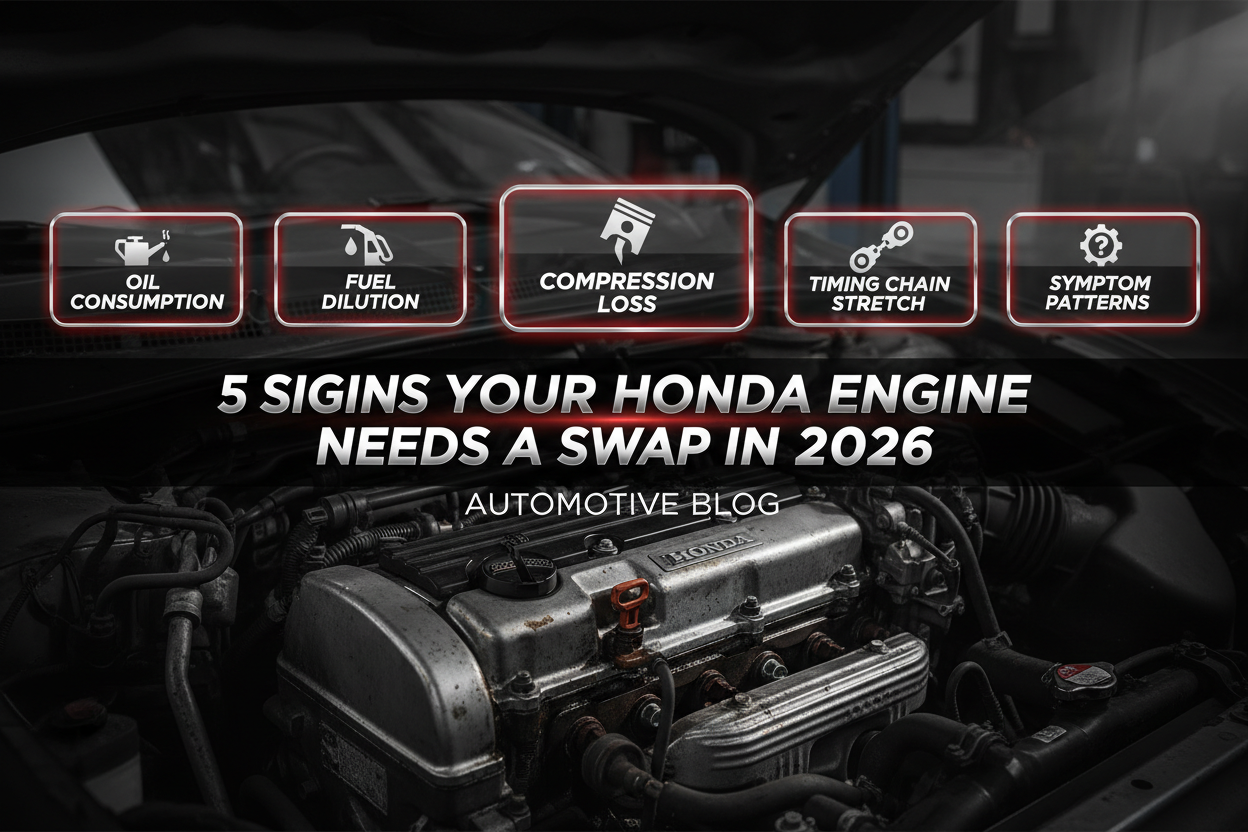 Top 5 Signs You Need a New Honda Engine in 2026