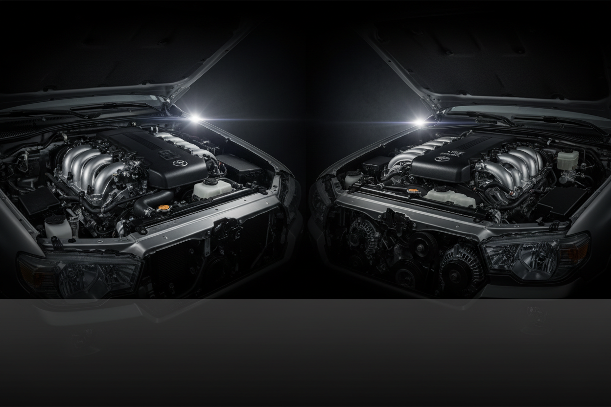 Toyota Tacoma Engine Guide: 2.7L 2TR-FE vs. 4.0L 1GR-FE Reliability and Replacement
