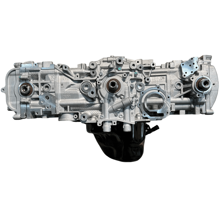 Remanufactured Subaru Outback 2.5L EJ25 engine, 4-cylinder motor, 16 valves, gas fuel type, 300hp, compact design.