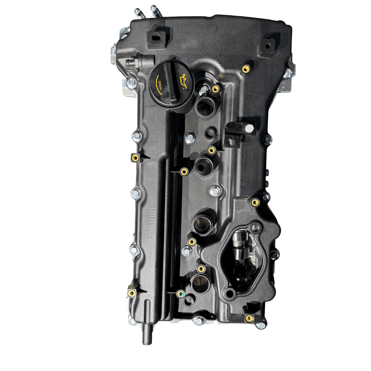 2014-2016 Kia Sportage 2.4L G4KJ engine valve cover, new condition, designed for 4-cylinder GDI performance.