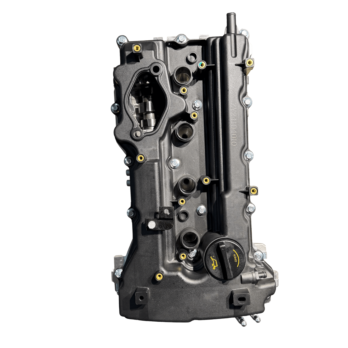 New Kia Sportage 2.4L GDI 4-Cylinder Engine Valve Cover with oil cap and bolts.