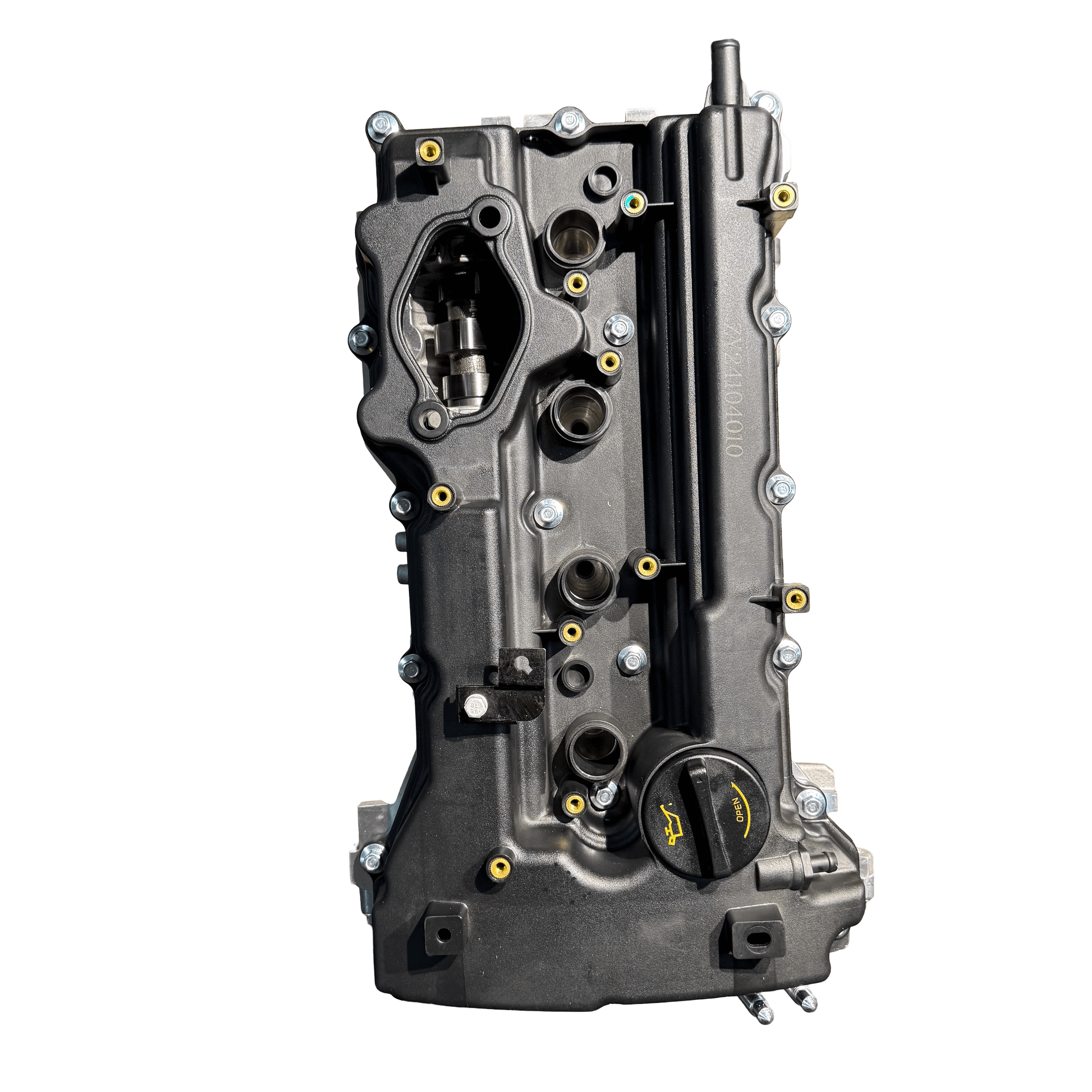 New Kia Sportage 2.4L GDI 4-Cylinder Engine Valve Cover with oil cap and bolts.