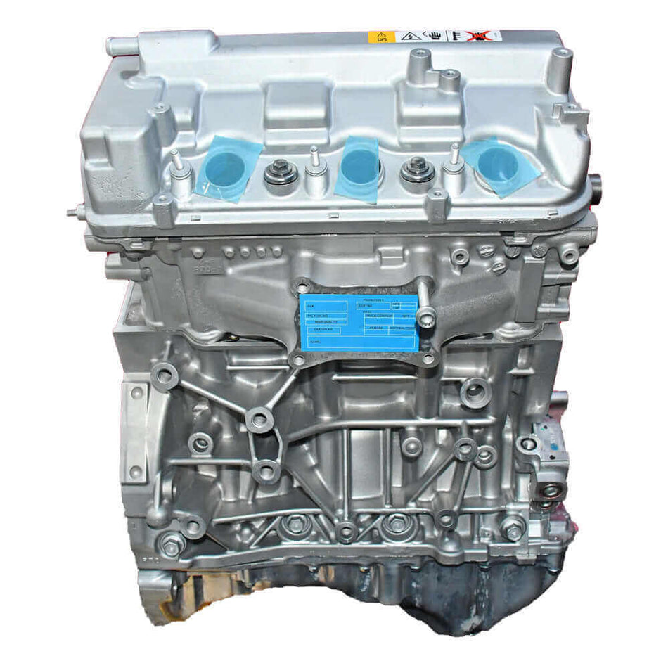 2007-2010 Honda Odyssey remanufactured 3.5L VCM 6-cylinder engine motor with silver finish.