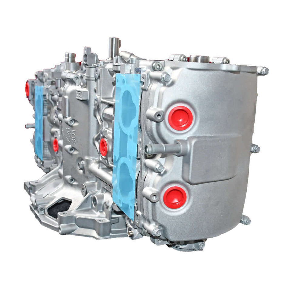 2010-2011 Subaru Legacy 2.5L EJ25 4-cylinder engine with dual oil pan, remanufactured, high performance.