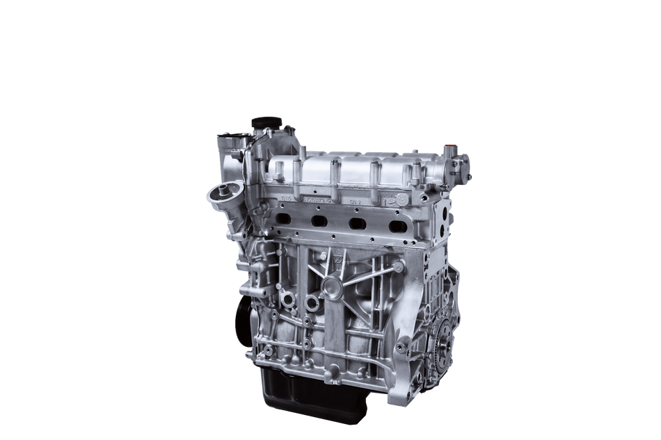 New Audi Volkswagen 1.6L EA111 CFN 4-cylinder engine motor, high performance, gas fuel, compact design.