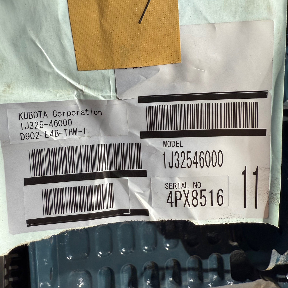 High-quality Fit Kubota D902 EF01 Engine D902-EF01 Motor Assembly 1J325-46000 Brand New Engines > Gasoline > 4-Cylinder for sale at POWER ENGINES 84069519
