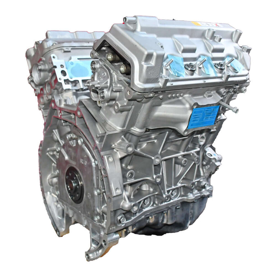 Remanufactured 3.5L J35Z2 6-cylinder engine for 2010-2012 Honda Crosstour, featuring 268 HP and 344 Nm torque.
